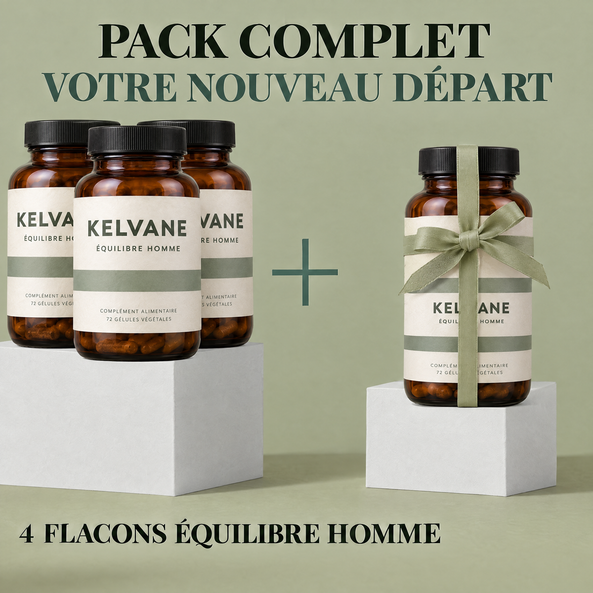 Pack complet, 4 flacons Équilibre Homme